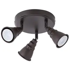 BYP - Barra 3 luces GU10 Terra oxido