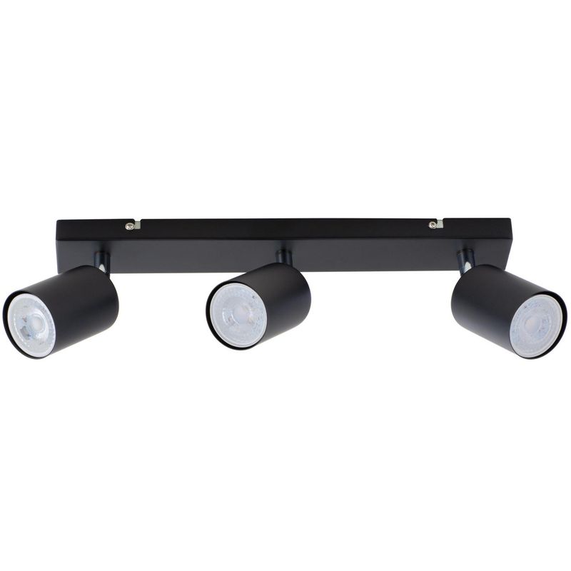 BYP - Barra 3 luces GU10 Silo negro mate
