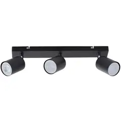 BYP - Barra 3 luces GU10 Silo negro mate