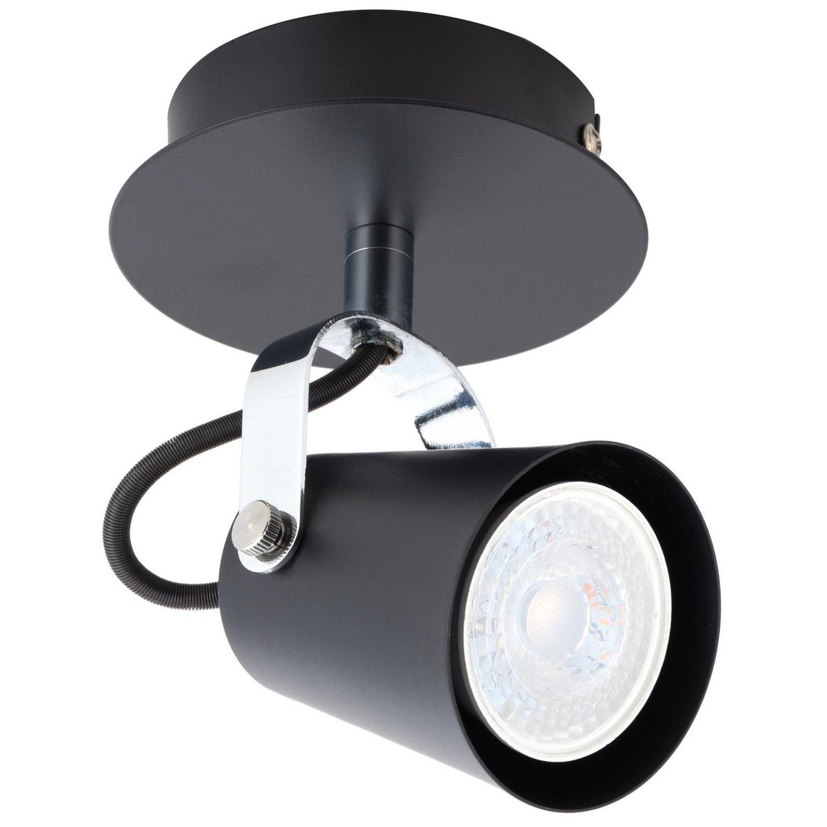 BP ILUMINACION - Apliqué Aurus 1 Luz Metal Negro