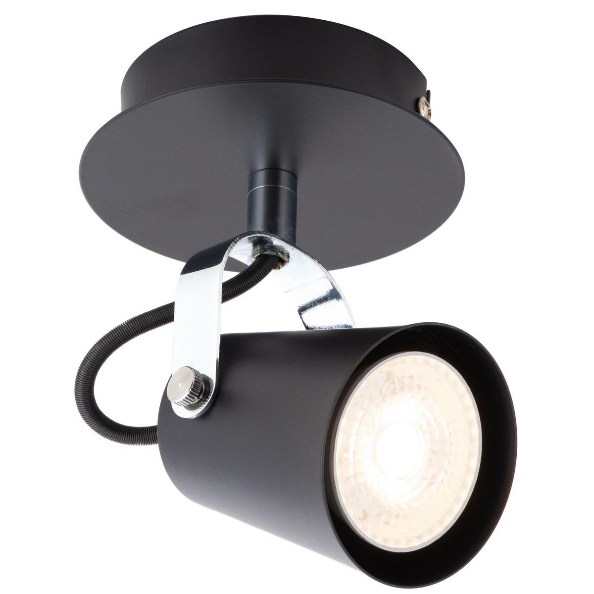 BP ILUMINACION - Apliqué Aurus 1 Luz Metal Negro