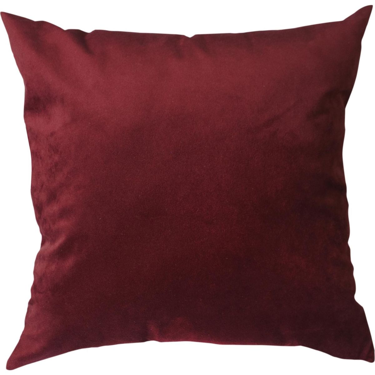 PALERMO - Cojín velvet burdeo 40x40cm