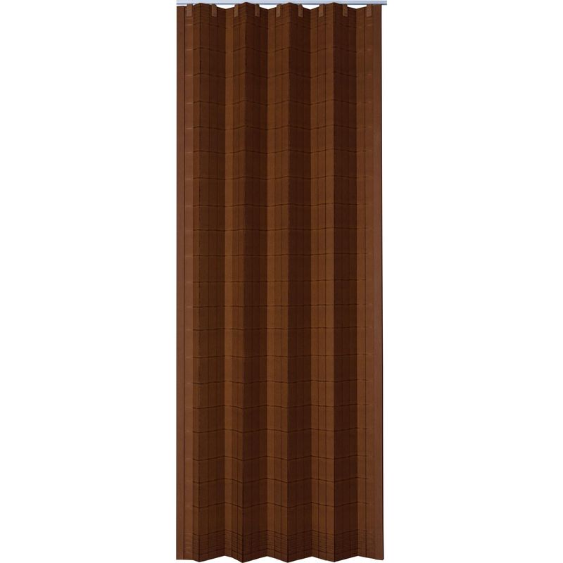 TERMOSOLE - Puerta plegable mdf color marrón 90x200 cm