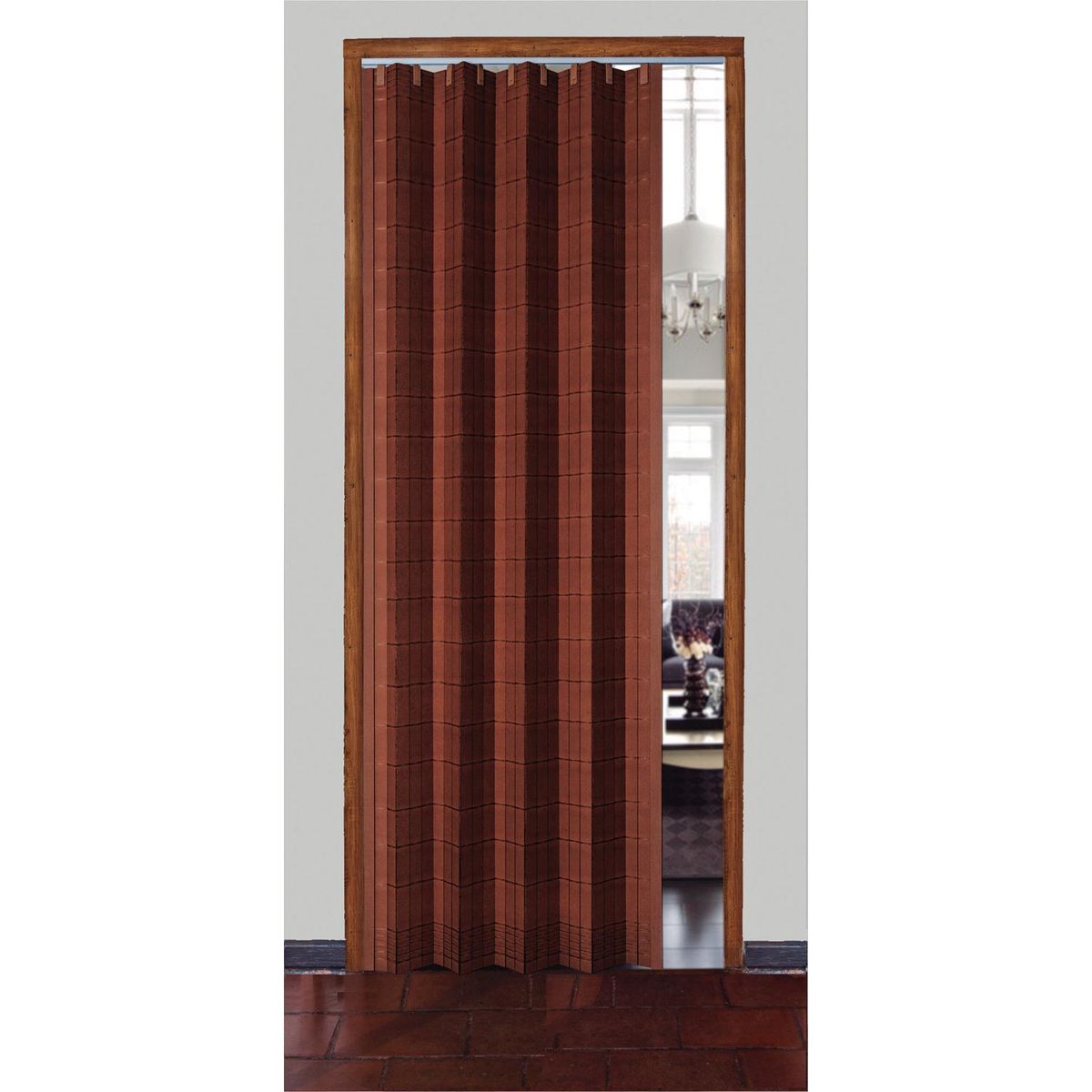 TERMOSOLE - Puerta plegable MDF Marron 120x200