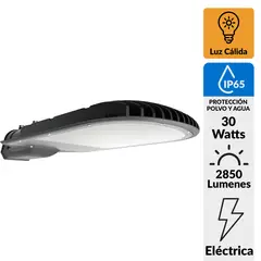 BYP - Luminaria vial para uso en recintos privados 30 W 3.000 K
