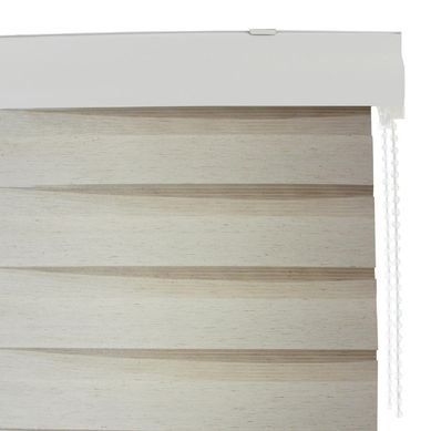 Cortina roller duo lino blanco grain 160x240 cm
