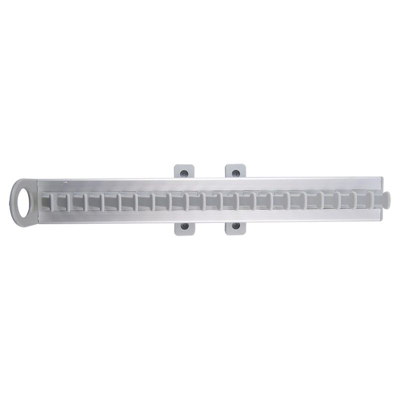 HOMY - Colgador Organizador de Corbatas Plástico Gris