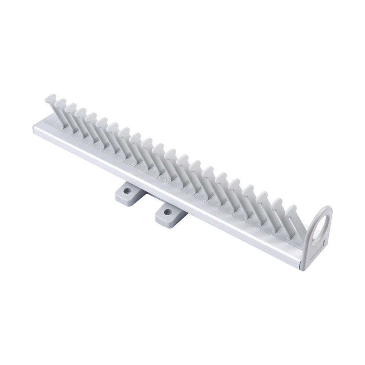 HOMY - Colgador Organizador de Corbatas Plástico Gris