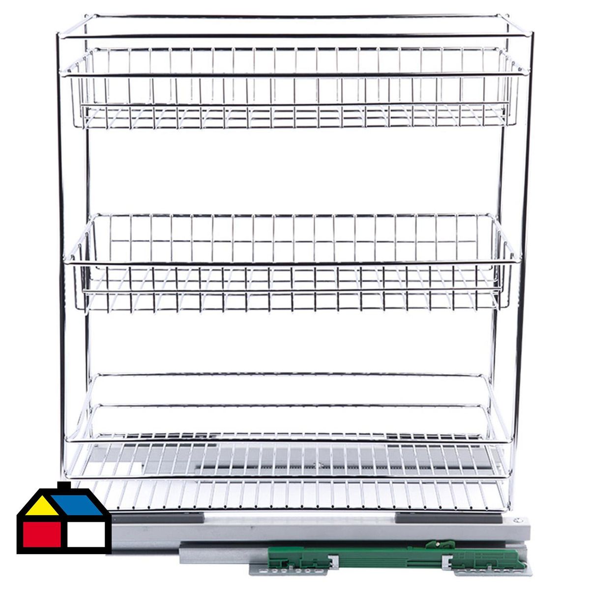 HOMY - Cesta 3 niveles 44,6x47x22 cm