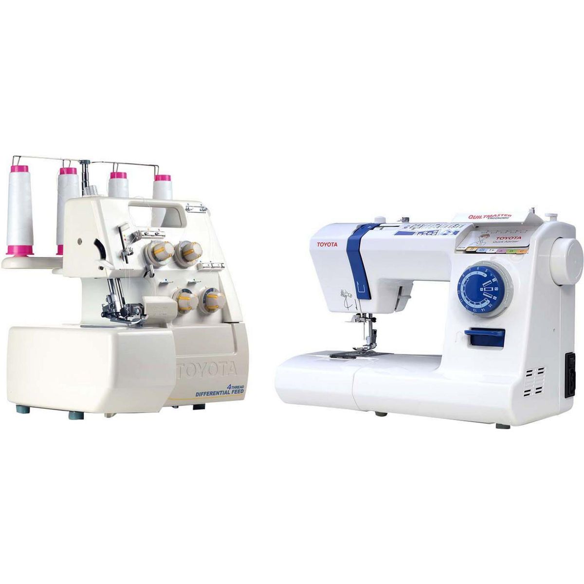 TOYOTA - Combo máquina de coser + overlock qultmaster