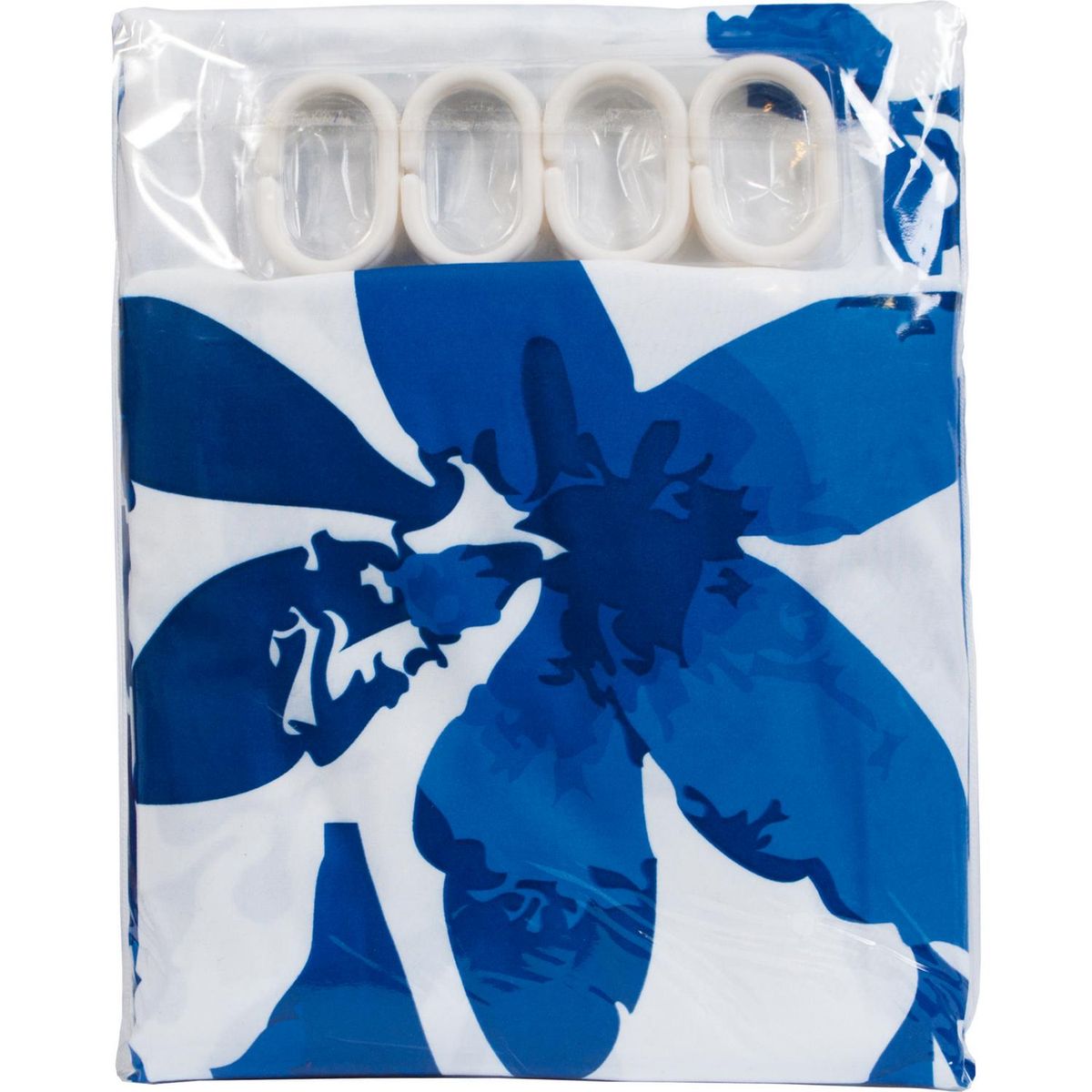 PALERMO - Cortina de baño Floral poliéster 180x180 cm