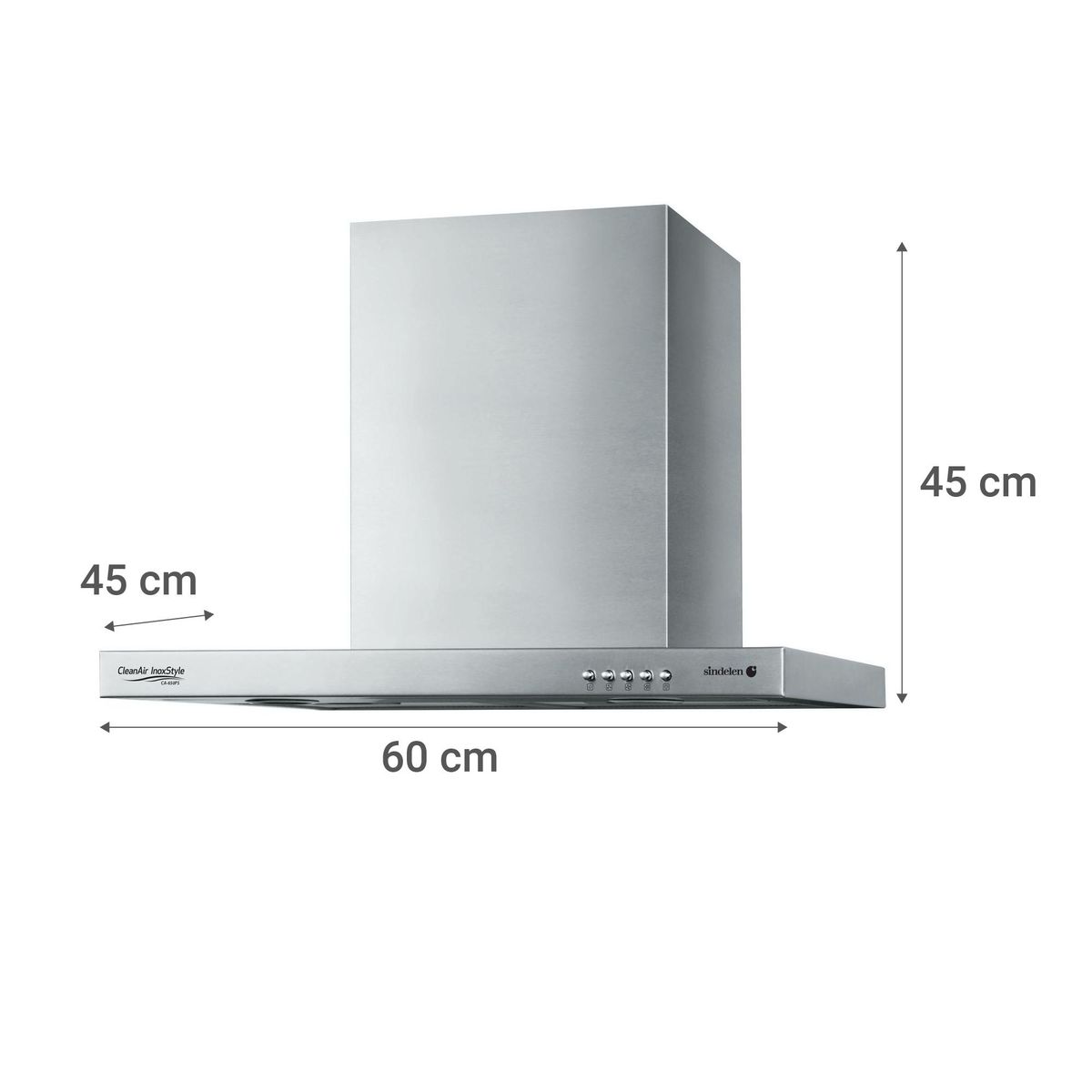 SINDELEN - Campana Decorativa 60 cm Gris CA-650PS