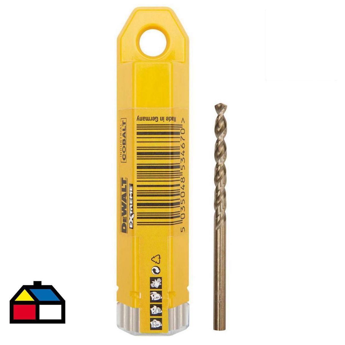 DEWALT - Broca HSS-cobalto 8% 5.0 mm 10 un