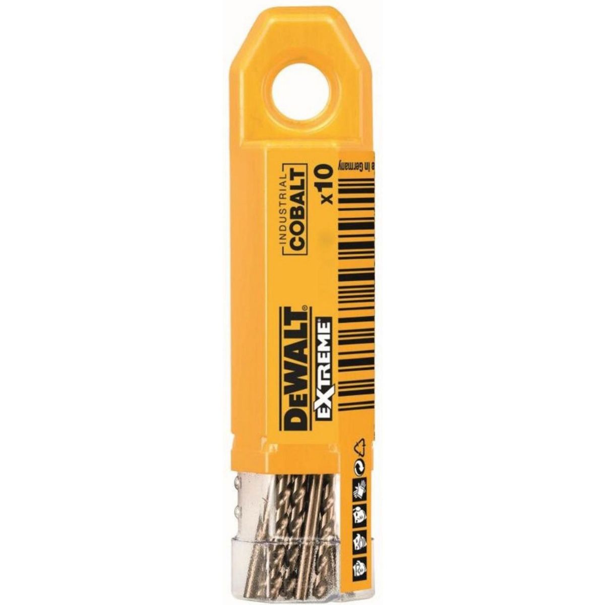 DEWALT - Broca HSS-cobalto 8% 3.2 mm 10 un