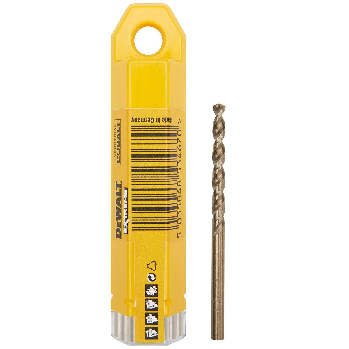 DEWALT - Broca HSS-cobalto 8% 3.5 mm 10 un