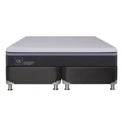 CIC - Box Spring Ortopedic Advance King Gris
