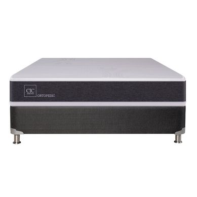Box spring Ortopedic b5 black 2 plazas base normal