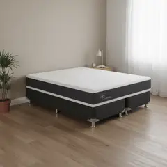 CIC - Box Spring 2 plazas Box Spring Ortopedic B5 Blanco