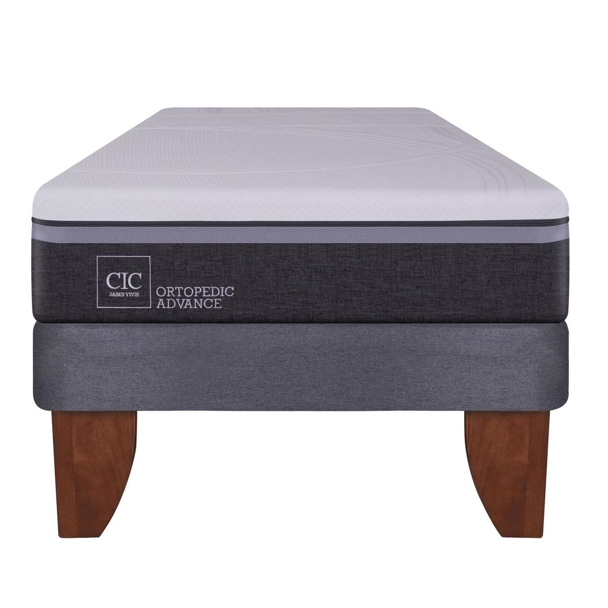 CIC - Cama 1.5 plazas Europea Ortopedic Advance Gris