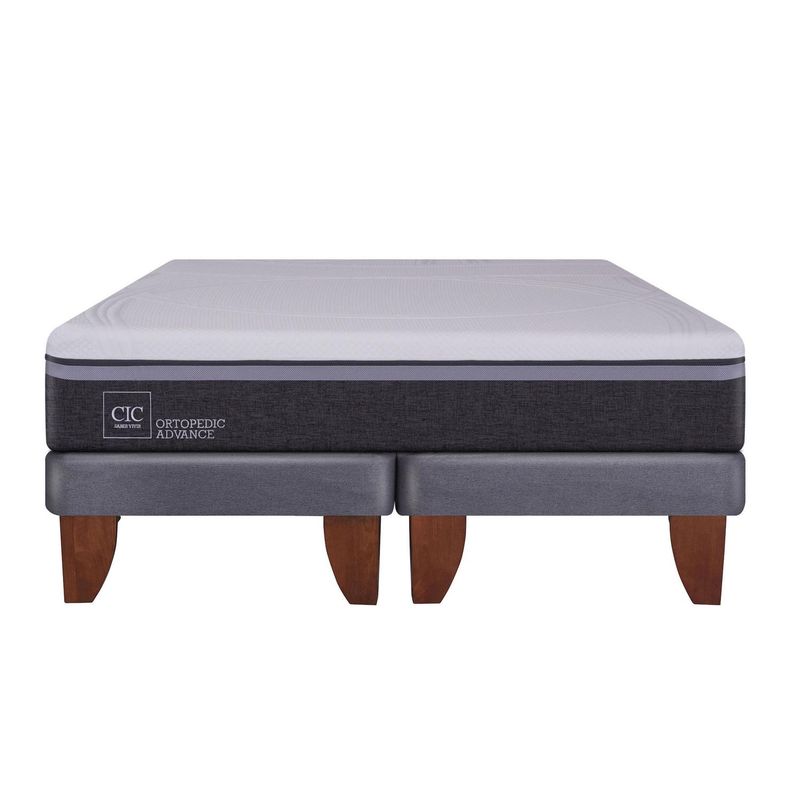 CIC - Cama Europea 2 plazas Ortopedic Advance  Gris