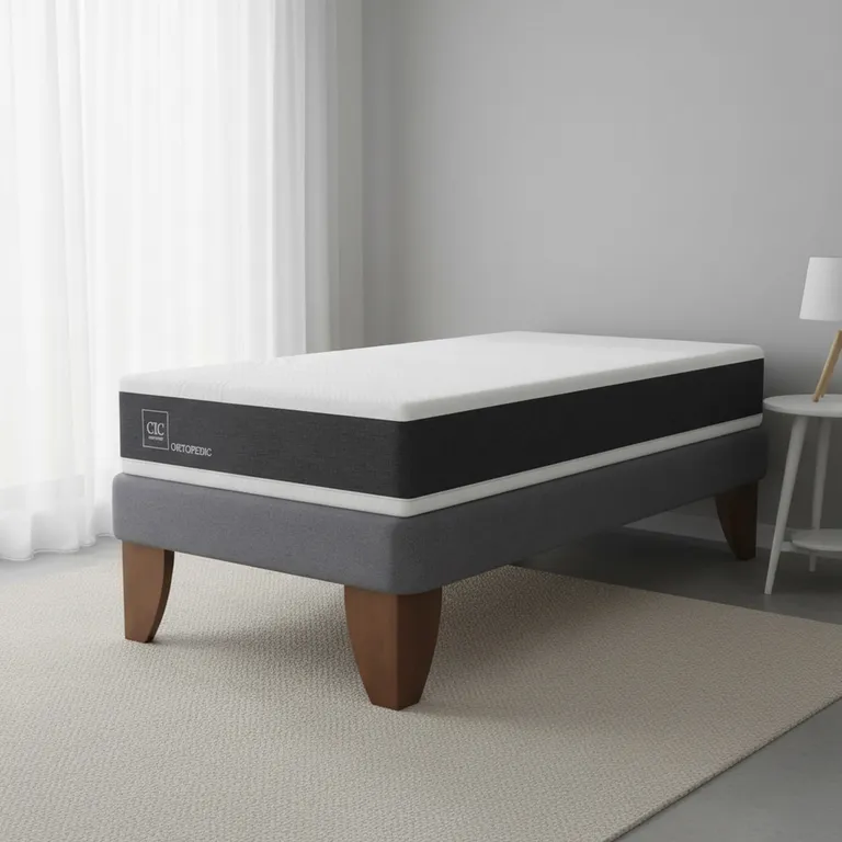 CIC Cama 1.5 plazas Nido Ortopedic Gris