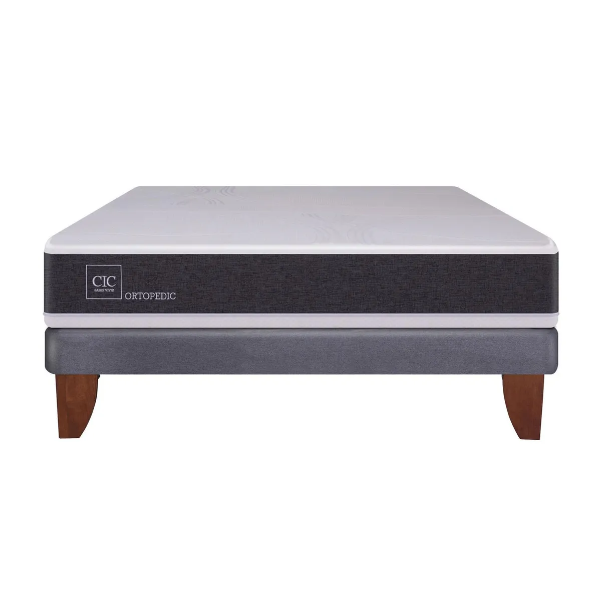 CIC - Cama 2 plazas Europea Ortopedic Gris