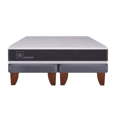 Cama europea 2 plazas  base dividida