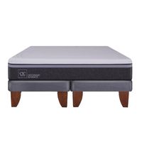Cama King Europea Ortopedic Advance Gris