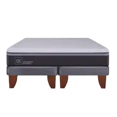 CIC - Cama Europea King Ortopedic Advance Gris