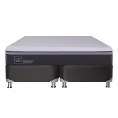 CIC - Box Spring 2 plazas Ortopedic Advance Gris