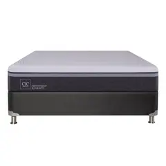 CIC - Box Spring 2 plazas Ortopedic Advance Gris