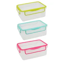 Hermético Plástico 1100 ml Colores Surtidos