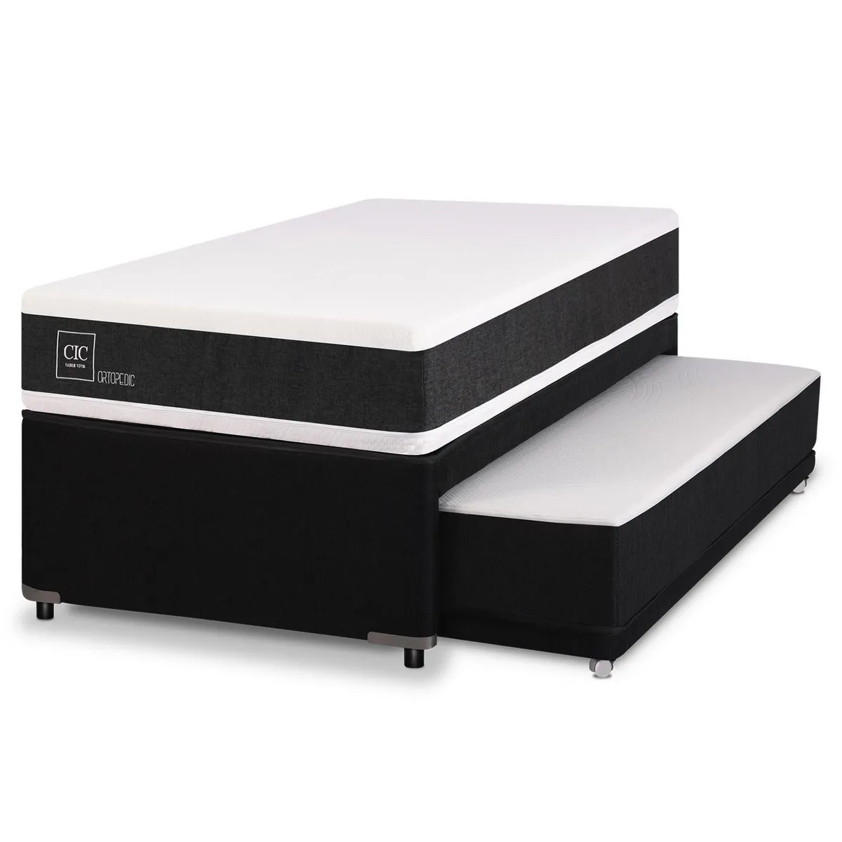 CIC - Diván 1.5 plazas Nido Ortopedic Black Negro