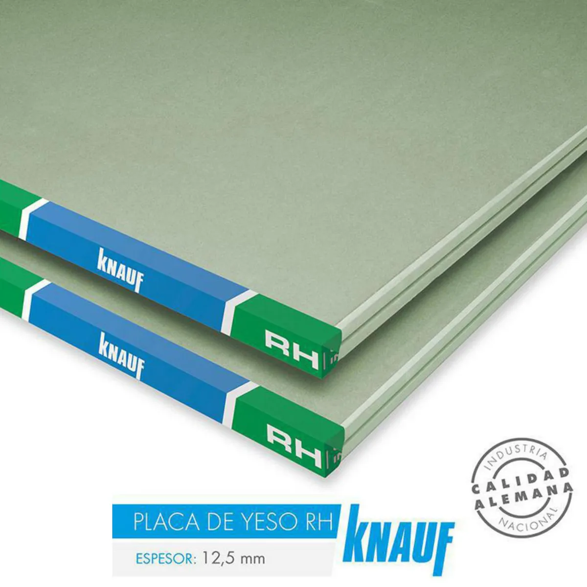 KNAUF - Yeso Cartón 12.5 mm 120x240 cm Blanco