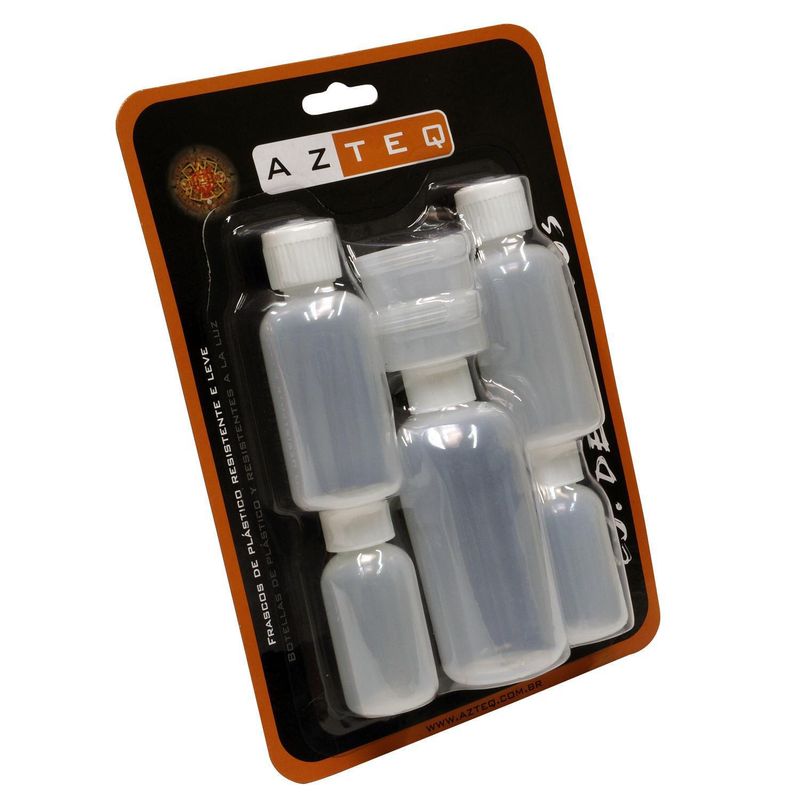 AZTEQ - Conjunto de Frascos Plástico 0.5 l
