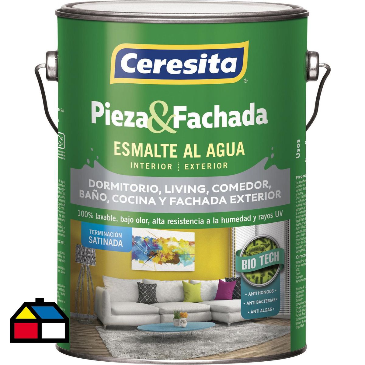 CERESITA - Pieza y fachada satinado base alfa 1 gl