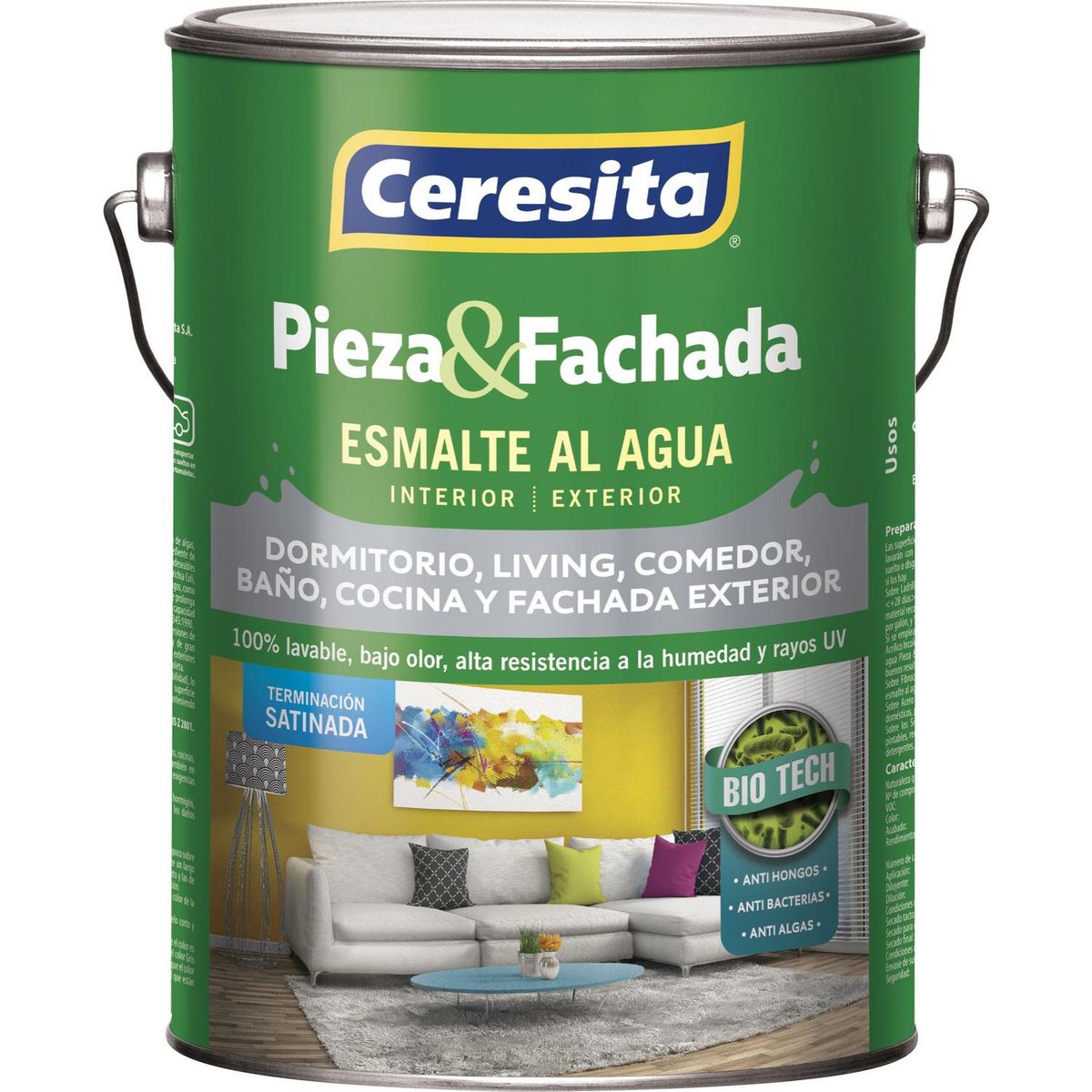 CERESITA - Pieza y fachada satinado base alfa 1 gl