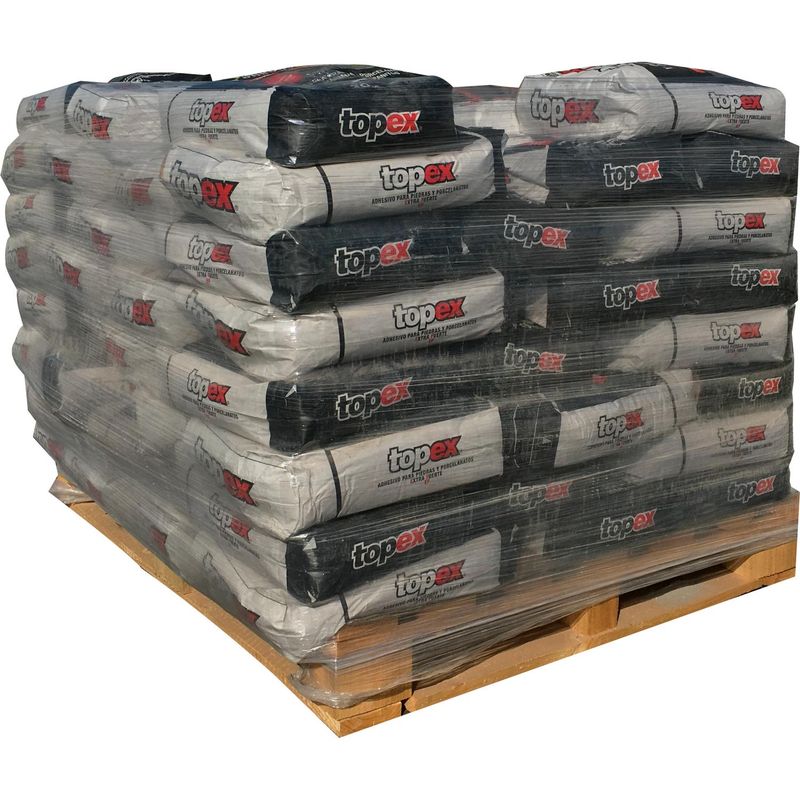 TOPEX - Pallet Adhesivo Porcelanato Piso y muro Superficie Rígido 25 kg