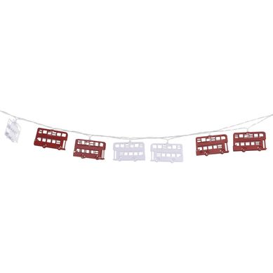Guirnalda bateria bus metlico 10 luces led