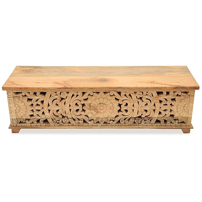 MEYA MUEBLES - Mesa Bika Madera natural 150x45x45 cm