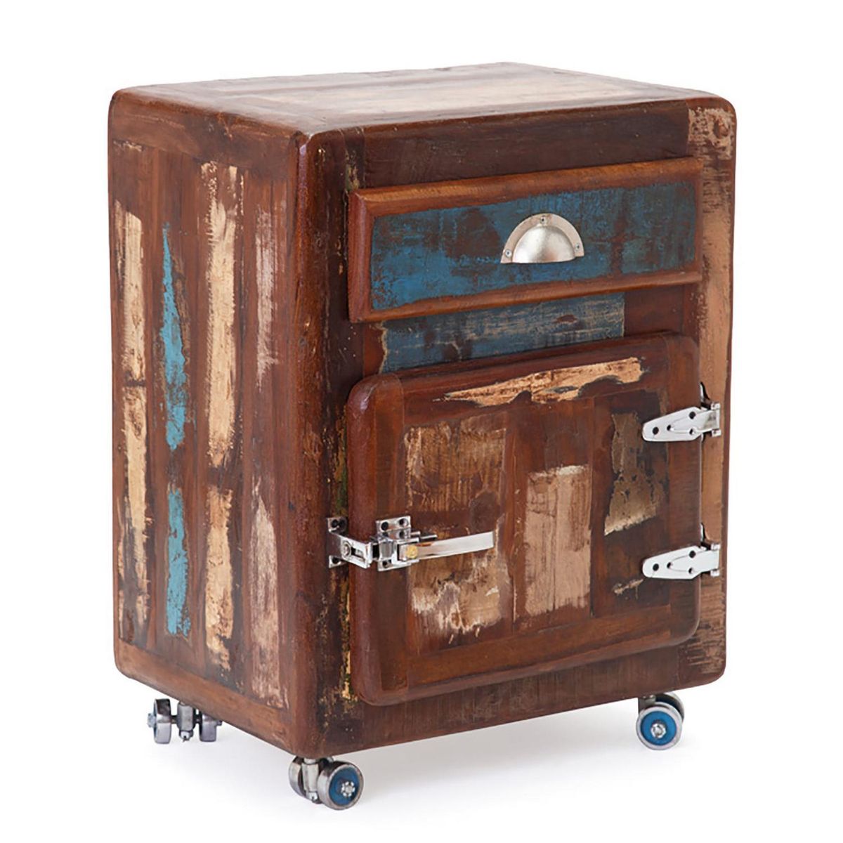 MEYA MUEBLES - Velador 1 Cajón(es) Orai 55x70x38 cm Café