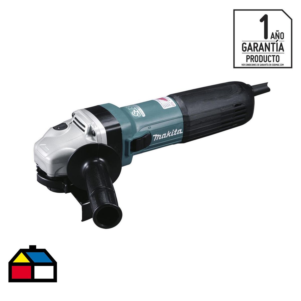 MAKITA - Esmeril angular eléctrico 4,5" 1400W