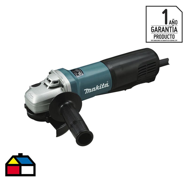 MAKITA - Esmeril angular eléctrico 4,5" 1400W