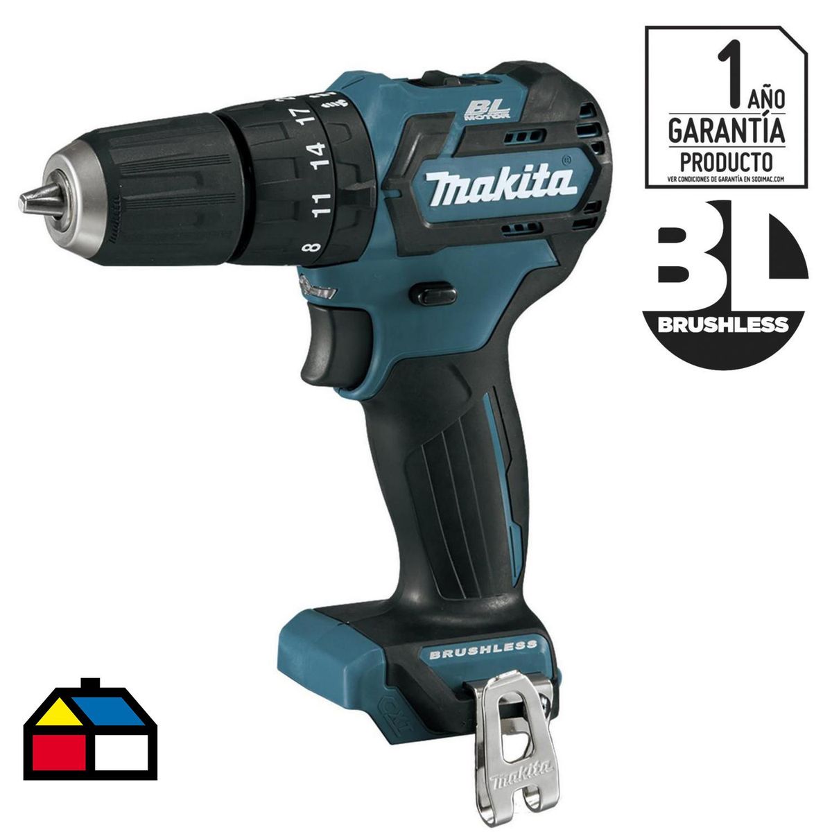 MAKITA - Taladro Inalámbrico Percutor 10 mm 12 V sin Batería