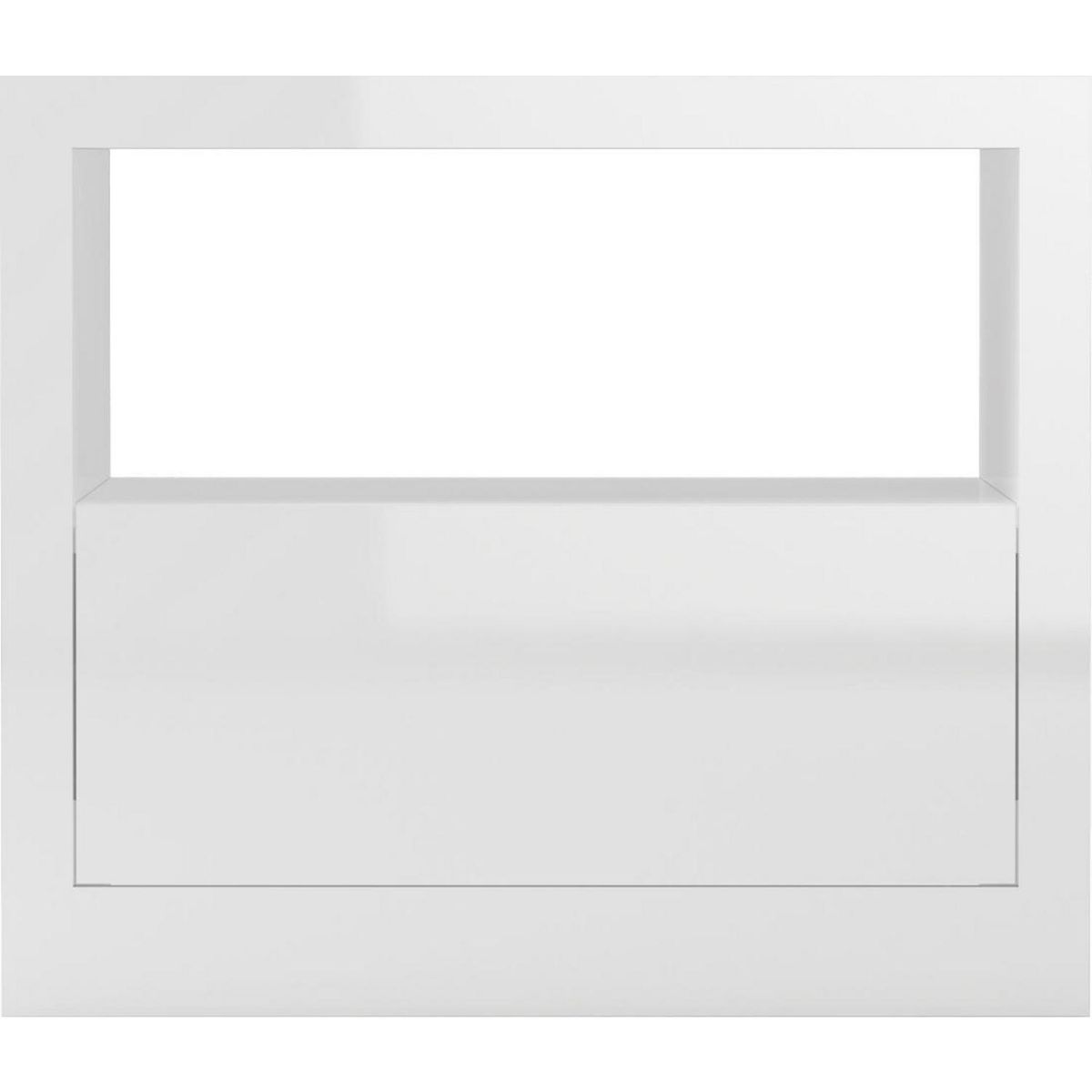 DECOCASA - Velador 1 Cajón(es) DDC00010 67x58x45 cm Blanco