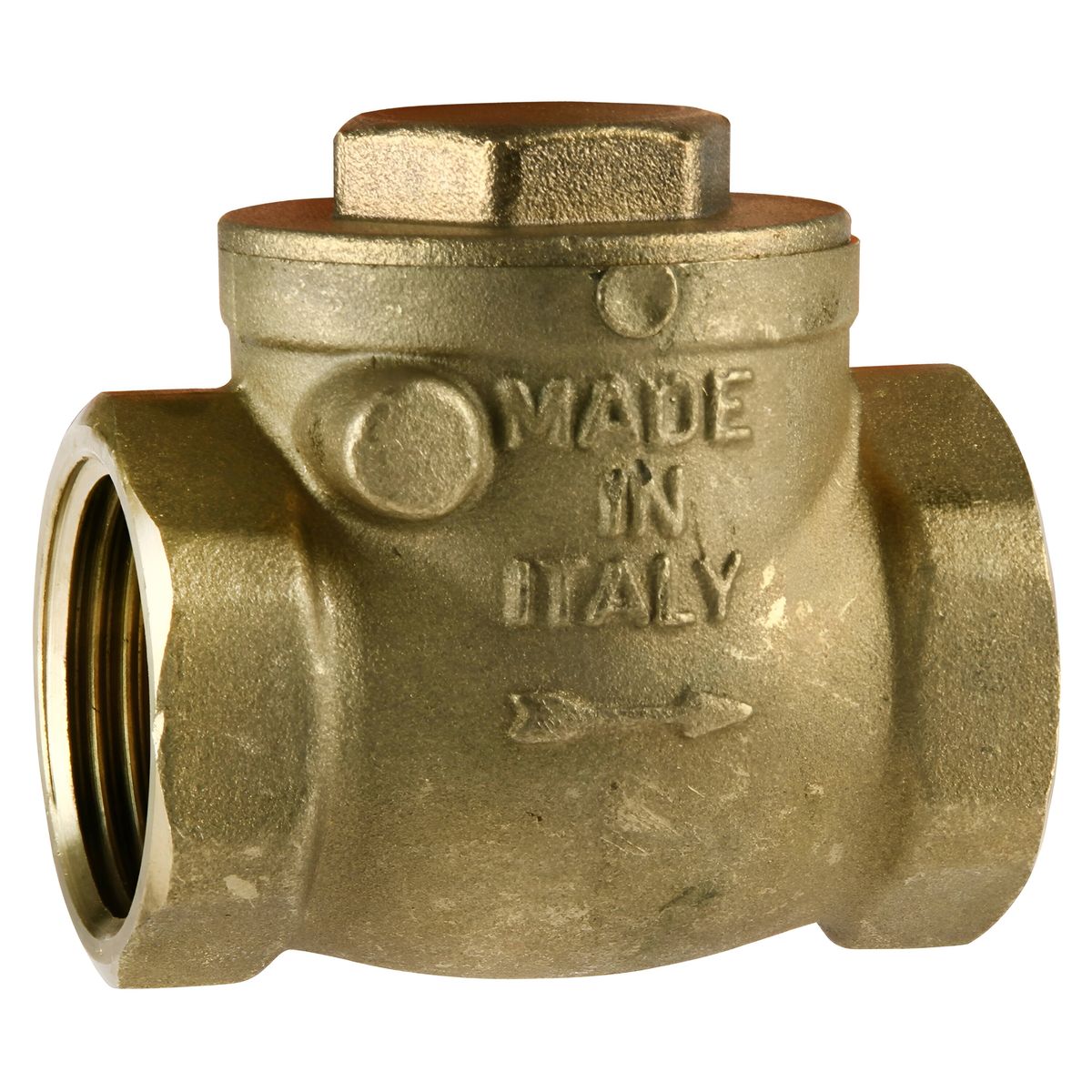 MAIOLO - Válvula Retención con Clapeta de 1" con Asiento de Goma