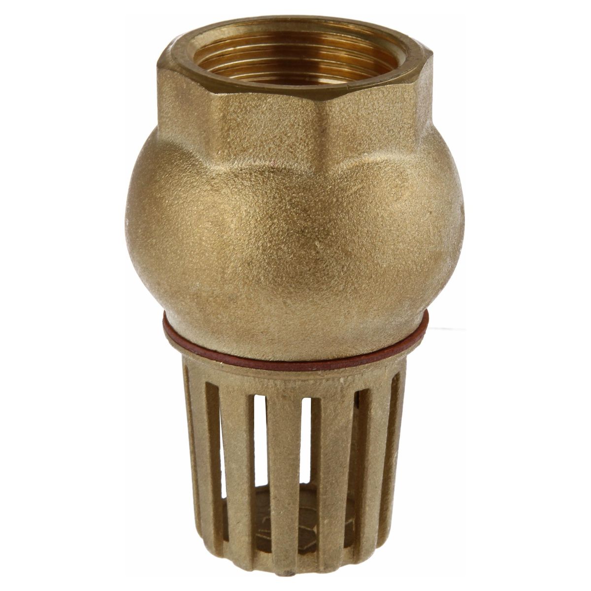 STRETTO - Válvula pie con filtro 1" HI bronce