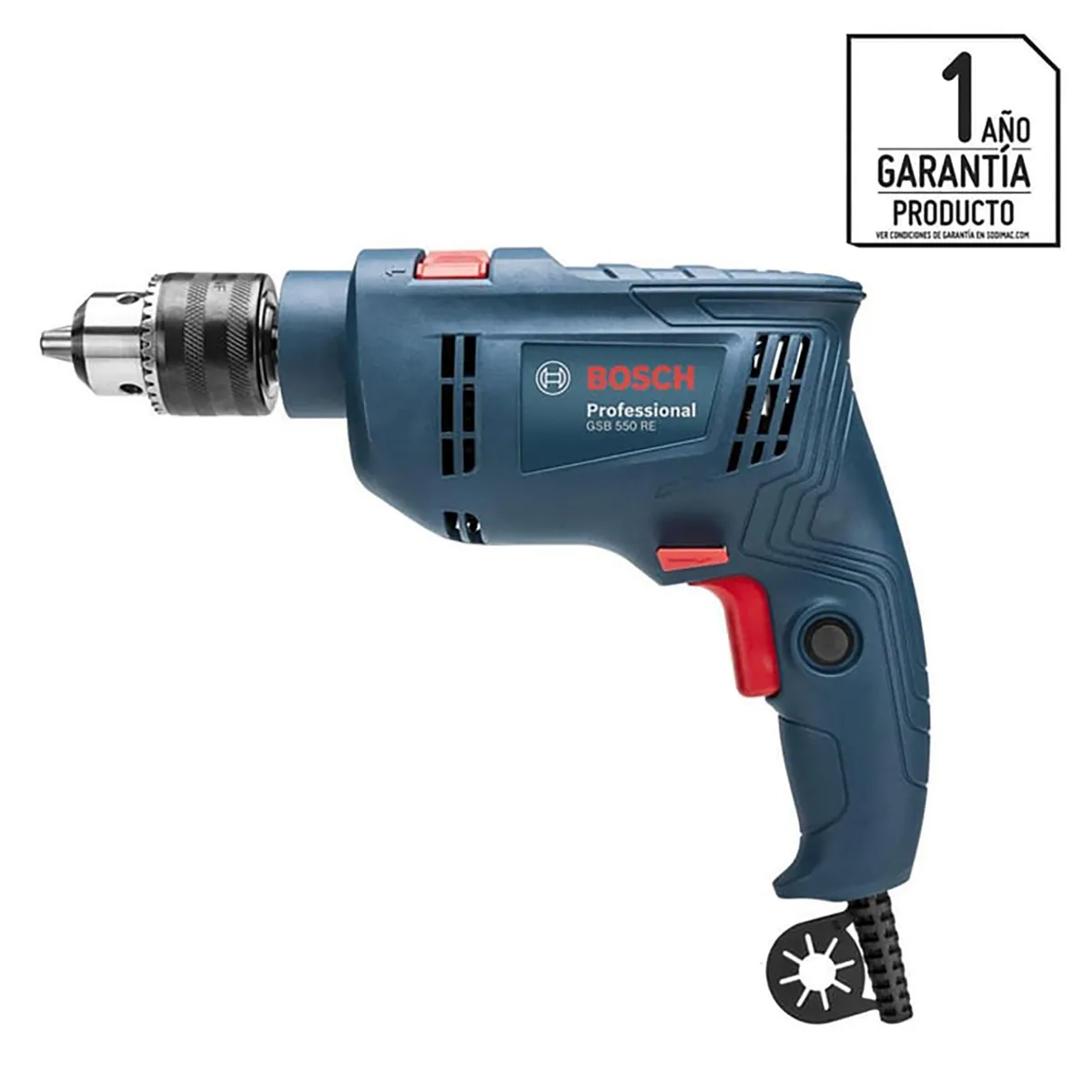 BOSCH - Taladro Percutor Eléctrico 13 mm 550 W 220 V