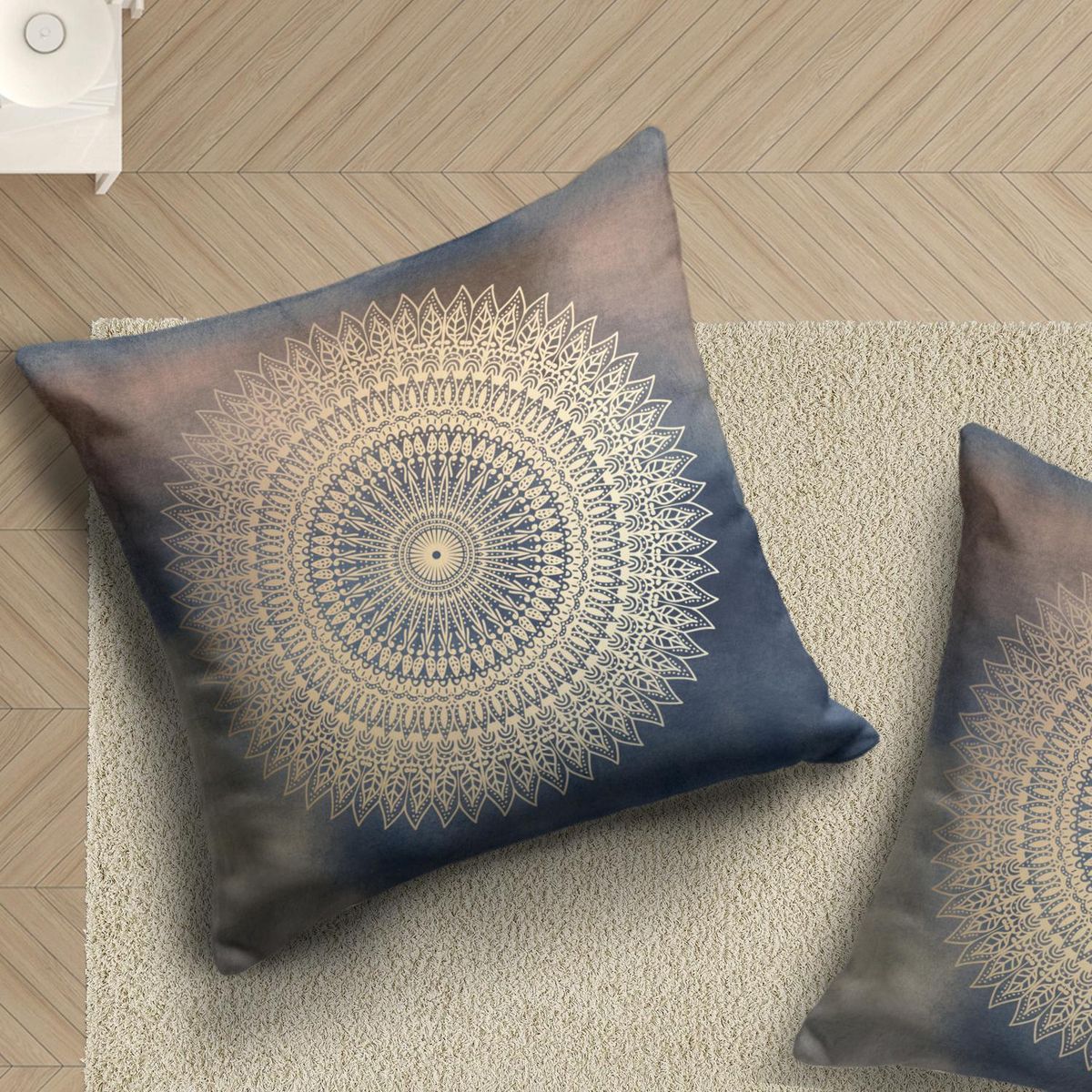 IMPRESIONARTE - Cojín de Piso Desert Sun Mandala de España