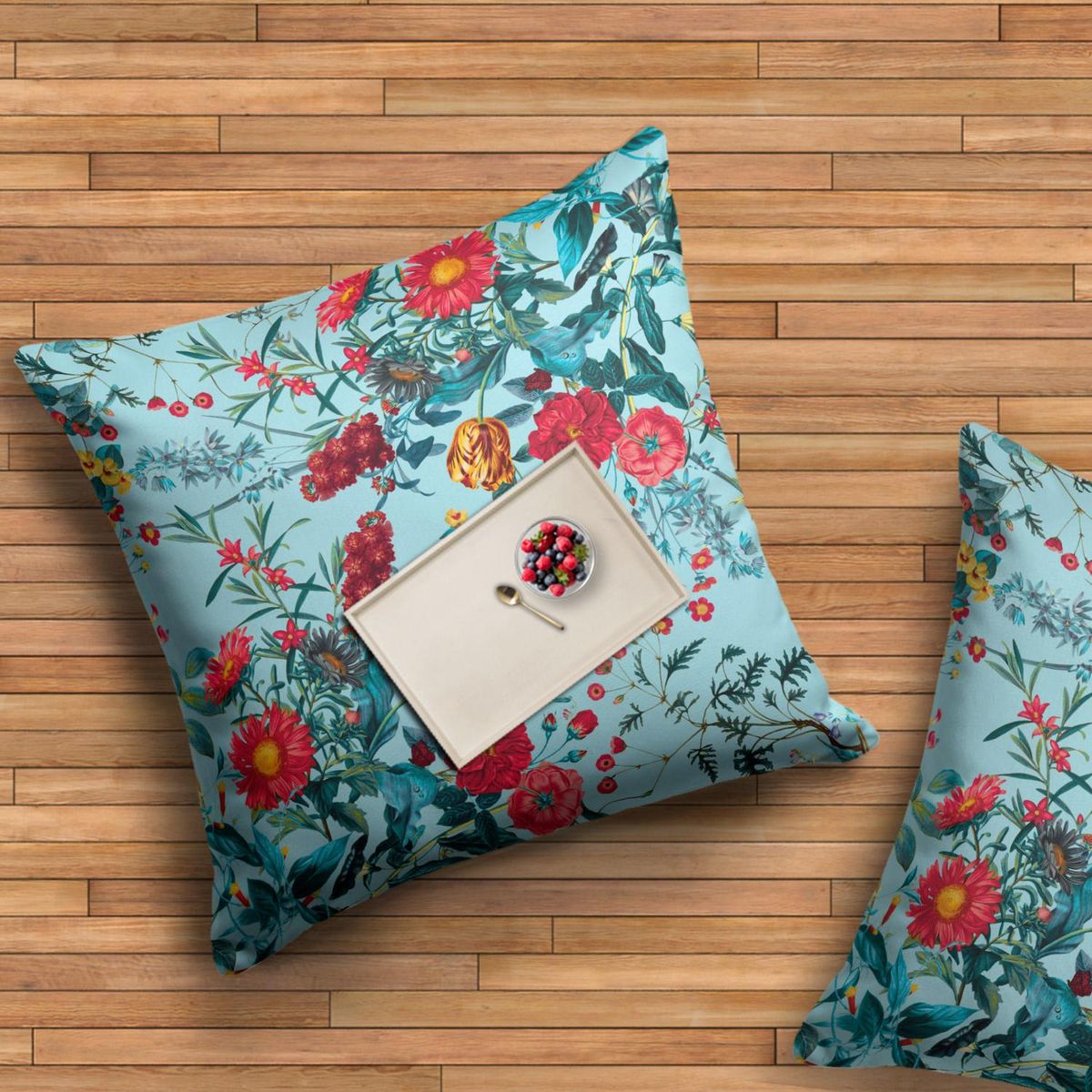 IMPRESIONARTE - Cojín de Piso Garden I de Turquía